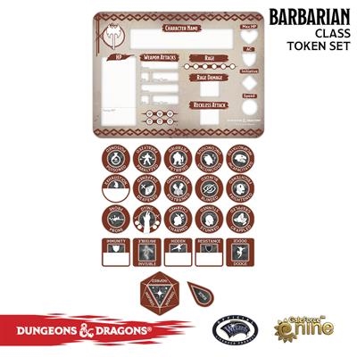 Dungeons & Dragons 5th - Barbarian Token Set